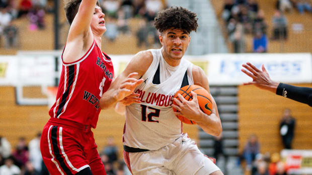 Columbus Harvard Westlake boys basketball Les Schwab Invitational December 30 2023 Naji Saker 2 -Southridge Harvard Westlake boys basketball Les Schwab Invitational postgame December 2023 Naji Saker-304